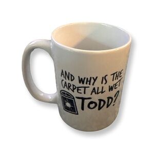 Christmas Vacation White Ceramic Mug with Black Text